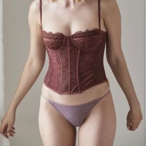 urban outfitters modern love corset top